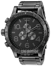 Nixon The 51-30 Czarny/Stal Ø51 mm A083632-00