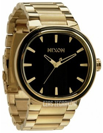 Nixon The Capital Czarny/Stal w odcieniu złota A0901510-00