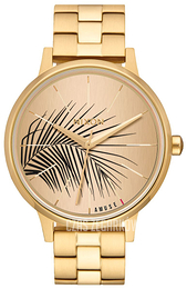 Nixon The Kensington Beżowy/Stal w odcieniu złota Ø37 mm A0992638-00