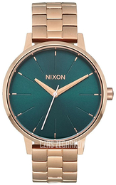 Nixon The Kensington Zielony/Stal w kolorze różowego złota Ø37 mm A0992806-00