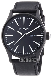 Nixon The Sentry Czarny/Skóra Ø41 mm A105005