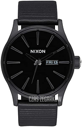 Nixon The Sentry Czarny/Skóra Ø42 mm A1051147B-00