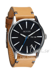 Nixon The Sentry Czarny/Skóra Ø42 mm A1051602