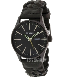 Nixon The Sentry Czarny/Skóra Ø42 mm A1051928-00