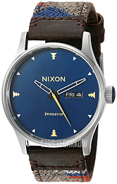 Nixon The Sentry Niebieski/Skóra Ø42 mm A1052615-00