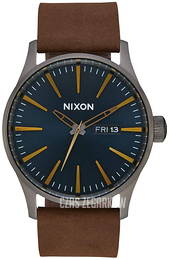 Nixon The Sentry Niebieski/Skóra Ø42 mm A1052984-00