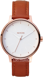 Nixon The Kensington Biały/Skóra Ø37 mm A108-1045