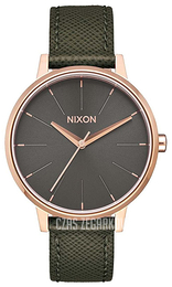 Nixon The Kensington Szary/Skóra Ø37 mm A1082283-00