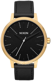 Nixon The Kensington Czarny/Skóra Ø37 mm A1082879-00