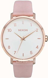 Nixon The Arrow Biały/Skóra Ø38 mm A1091-3027-00