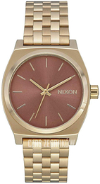 Nixon The Time Teller Brązowy/Stal w odcieniu złota Ø31 mm A11303006-00