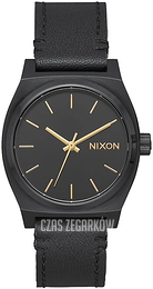 Nixon The Time Teller Czarny/Skóra Ø31 mm A1172001-00