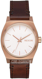 Nixon The Time Teller Biały/Skóra Ø32 mm A11722630-00