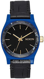Nixon The Time Teller Czarny/Skóra Ø31 mm A11722709-00