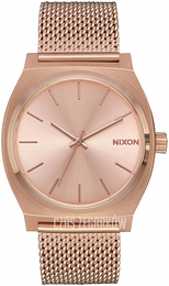 Nixon The Time Teller Różowe złoto/Stal w kolorze różowego złota Ø37 mm A1187-897-00