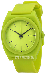 Nixon The Time Teller Żółty/Plastik Ø39.25 mm A1191262