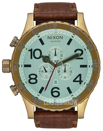 Nixon The 51-30 Zielony/Skóra Ø51 mm A1242223-00