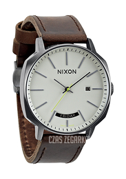 Nixon The Regent Biały/Skóra Ø42 mm A1261388-00