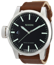 Nixon Czarny/Skóra Ø49 mm A1272037-00