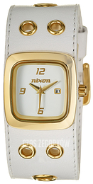 Nixon The Mini GTO Biały/Skóra Ø31 mm A220500-00