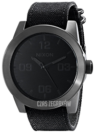 Nixon The Coropral Czarny/Skóra Ø48 mm A243001