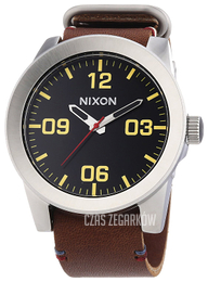 Nixon The Corporal Czarny/Skóra Ø48 mm A2431019-00