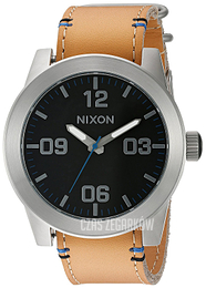 Nixon The Corporal Czarny/Skóra Ø48 mm A2432299-00