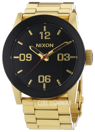 Nixon The Private Czarny/Stal w odcieniu złota Ø37 mm A276510-00