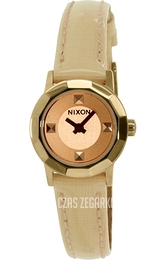 Nixon The Mini B Różowe złoto/Skóra Ø22 mm A3381532-00