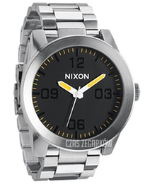 Nixon The Corporal SS Czarny/Stal Ø48 mm A3461227-00