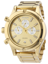 Nixon The Camden Żółte złoto/Stal w odcieniu złota Ø42 mm A3542219-00