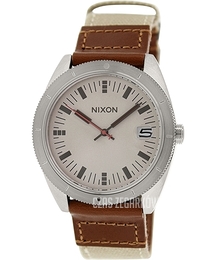 Nixon The Rover Srebrny/Skóra Ø42 mm A3551430-00