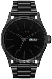 Nixon The Sentry Czarny/Stal Ø42 mm A3561147-00