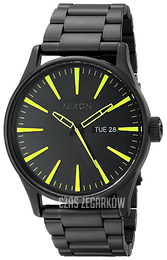 Nixon The Sentry Czarny/Stal Ø42 mm A3561256