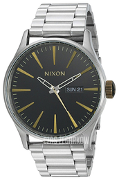 Nixon The Sentry Czarny/Stal Ø42 mm A3562222-00