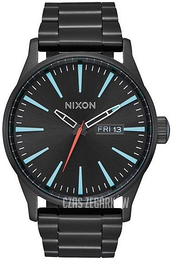 Nixon The Sentry Czarny/Stal Ø42 mm A3562790-00