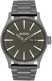 Nixon The Sentry Szary/Stal Ø42 mm A3562947