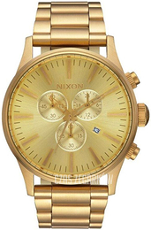Nixon The Sentry Żółte złoto/Stal w odcieniu złota Ø42 mm A386-502-00