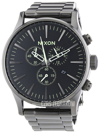 Nixon The Sentry Czarny/Stal Ø42 mm A3861885