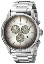 Nixon The Sentry Szary/Stal Ø42 mm A3862564-00