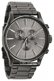 Nixon The Sentry Szary/Stal Ø42 mm A386632-00