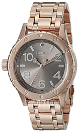 Nixon Szary/Stal w kolorze różowego złota Ø38 mm A4102214-00