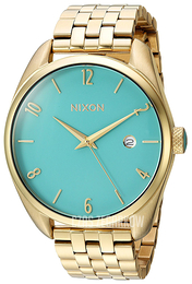 Nixon Zielony/Stal w odcieniu złota Ø38 mm A4182626-00