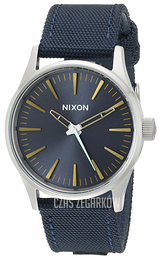 Nixon The Sentry Niebieski/Skóra Ø38 mm A4262076-00