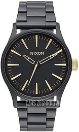 Nixon The Sentry Czarny/Stal Ø38 mm A450-1041-00