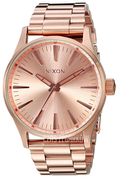 Nixon The Sentry Różowe złoto/Stal w kolorze różowego złota Ø38 mm A450897