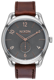 Nixon Szary/Skóra Ø45 mm A4652064-00