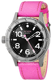 Nixon Czarny/Skóra Ø38 mm A4672049-00