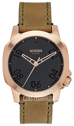 Nixon Szary/Skóra Ø40 mm A4711890-00