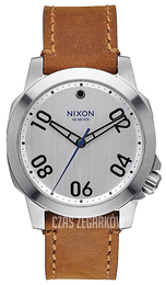 Nixon Srebrny/Skóra Ø40 mm A4712092-00